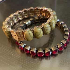 Set of two Plunder magnetic bangles